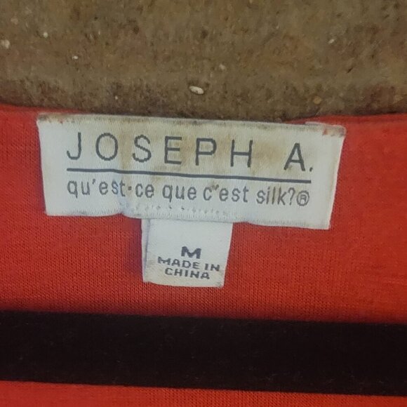 Coral Dolman Sleeved Blouse with Set on Waist - Size M - Picture 4 of 7